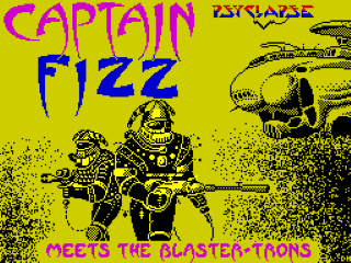 Captain Fizz title screen for ZX Spectrum